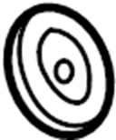 Trunk Lid Grommet 1K0-899-185 - View 8