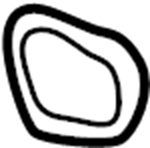 Engine Coolant Outlet Gasket 037-121-688 - View 12