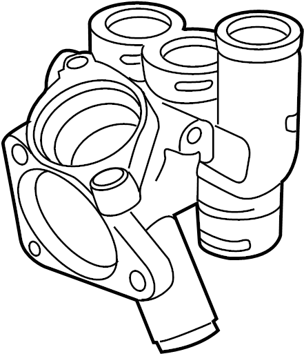 Thermostat Housing 022-121-117-C - View 4