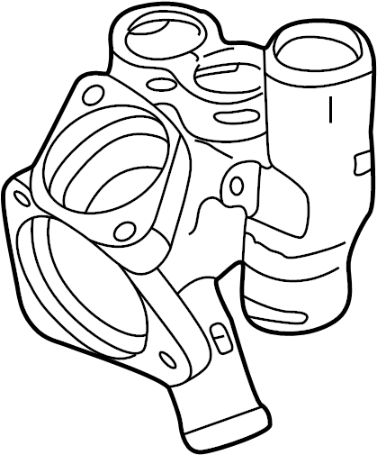 Thermostat Housing 022-121-117-C - View 7