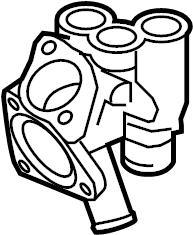 Thermostat Housing 022-121-117-C - View 5