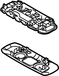 Rear O'head Lamp 3C0-947-291-F-Y20 - View 4
