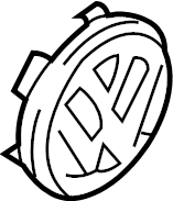 Center Cap 7L6-601-149-RVC - View 3