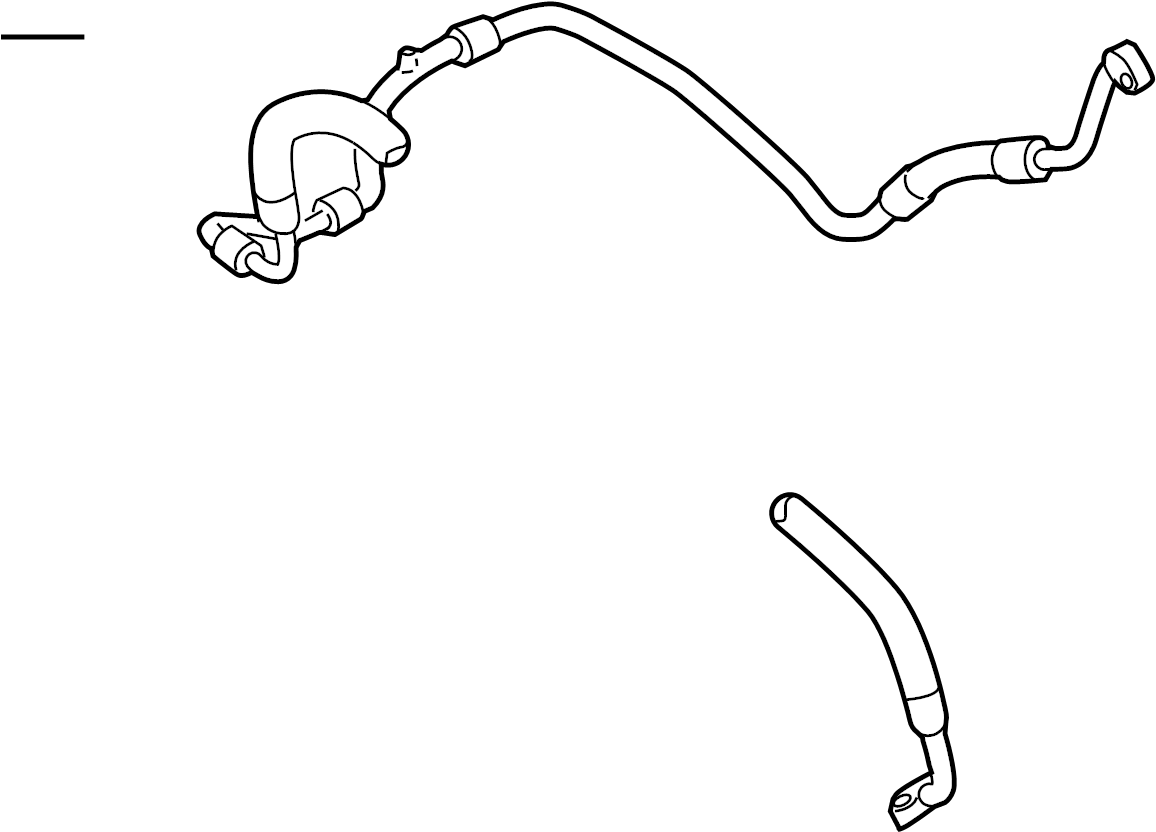 A/C Refrigerant Suction Hose 1K0-820-743-FP - View 2