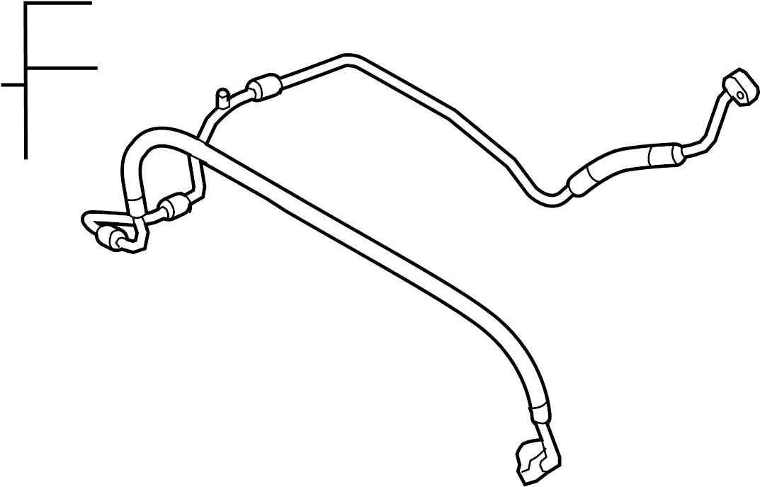 A/C Refrigerant Suction Hose 1K0-820-743-FP - View 6