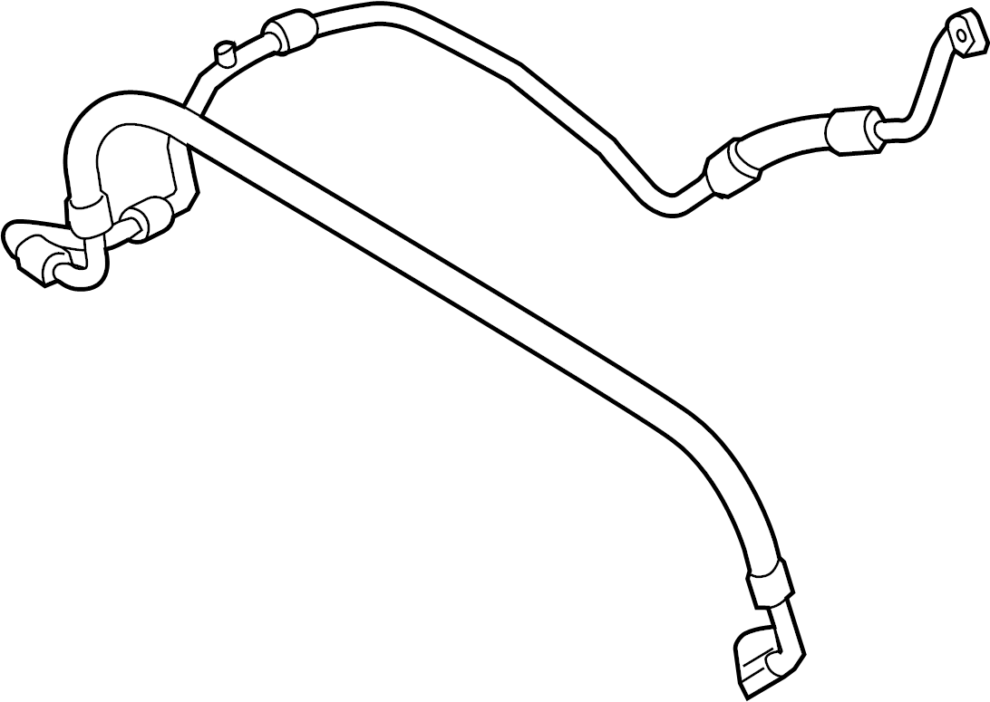 A/C Refrigerant Suction Hose 1K0-820-743-FP - View 9