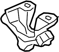 Rear Bracket 1K0-253-144-AT - View 6