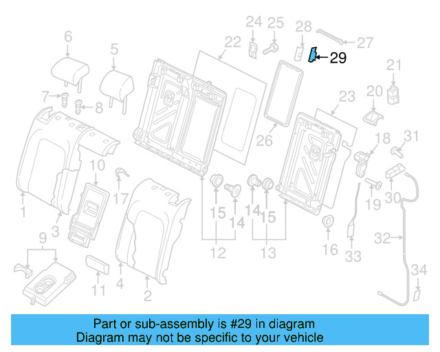 Frame Trim Button 5G0-886-331-C-4PK - View 13