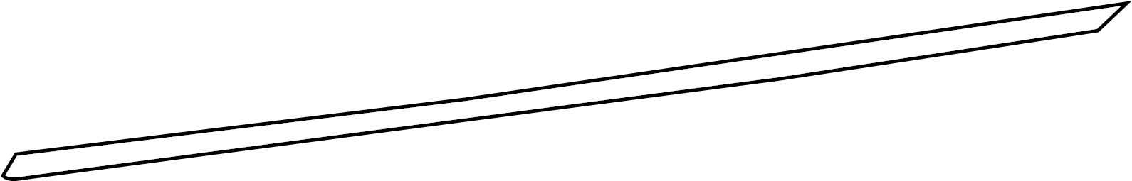 Rocker Molding 5C6-853-855-9B9 - View 2