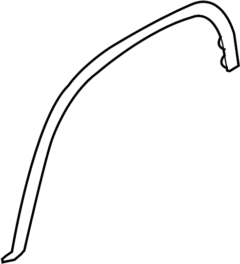 Wheel Opening Molding 5N0-854-820-C-9B9