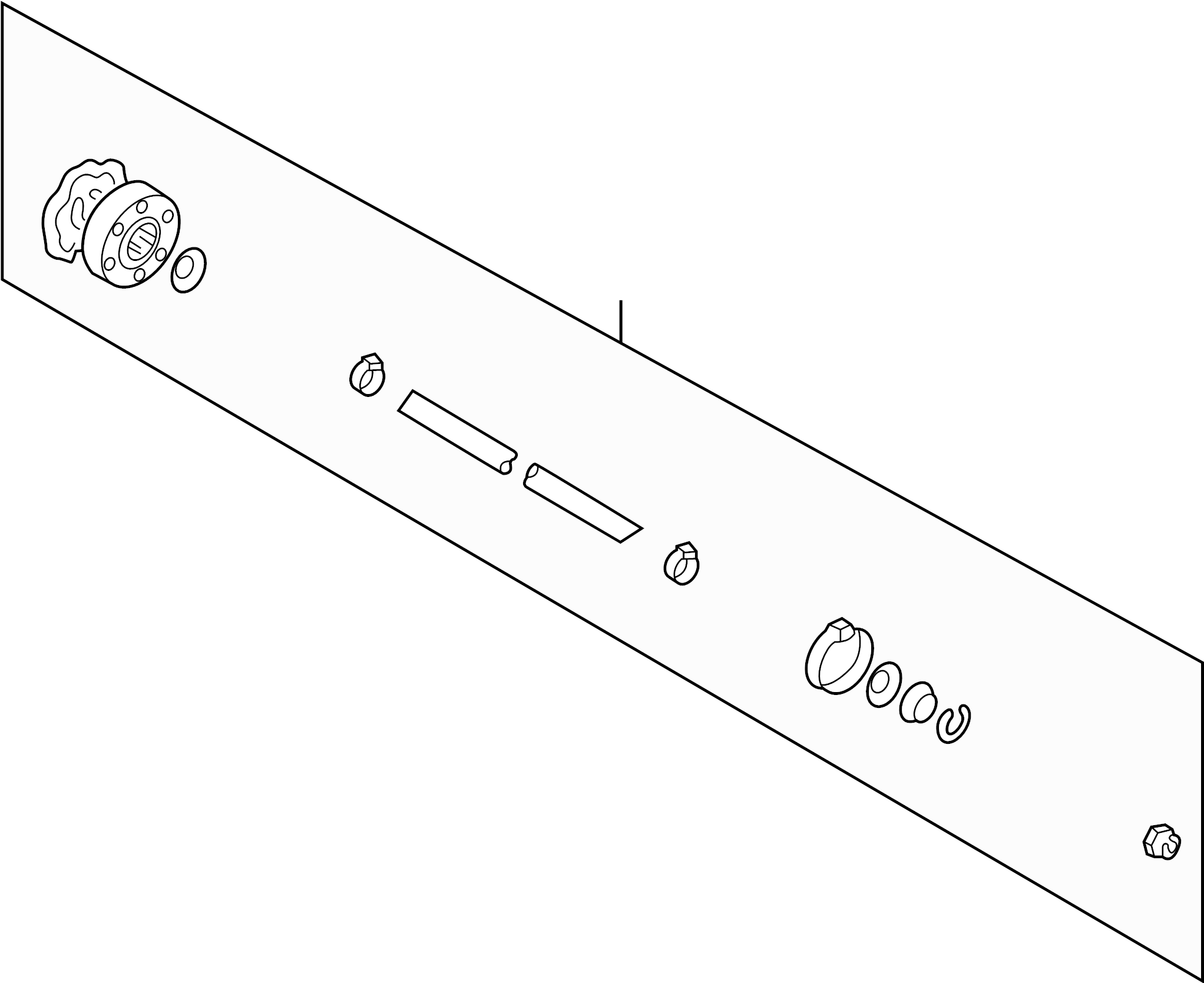 Axle Assembly 1J0-407-271-PL - View 8