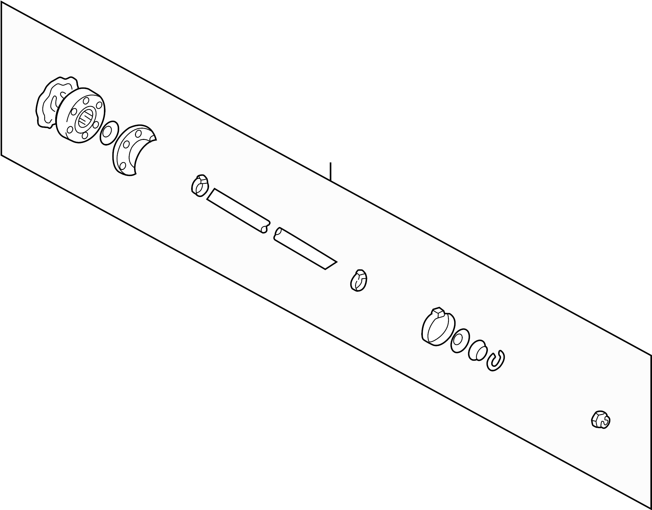 Axle Assembly 1J0-407-271-PL - View 7