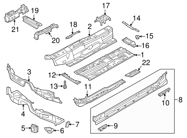 Rear Reinforced 5Q0-802-128