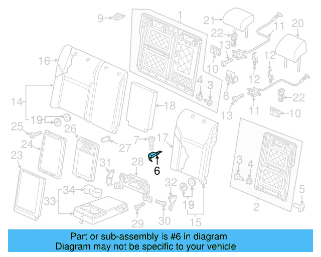 Center Mount Bracket 3C0-886-193-A - View 3