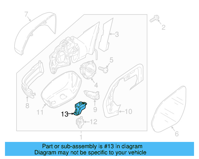 Side Camera Retainer 3CN-857-689 - View 3
