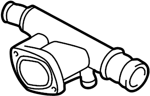 Engine Coolant Outlet Flange 038-121-132-C - View 11