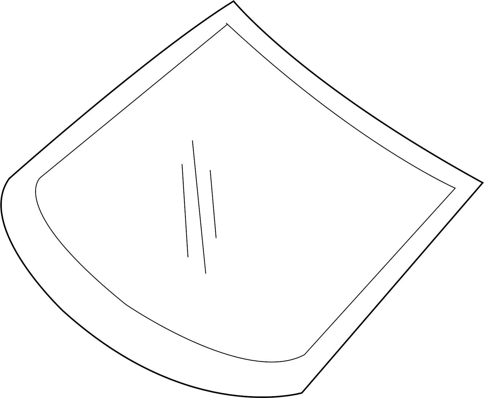 Windshield 1K0-845-011-DG