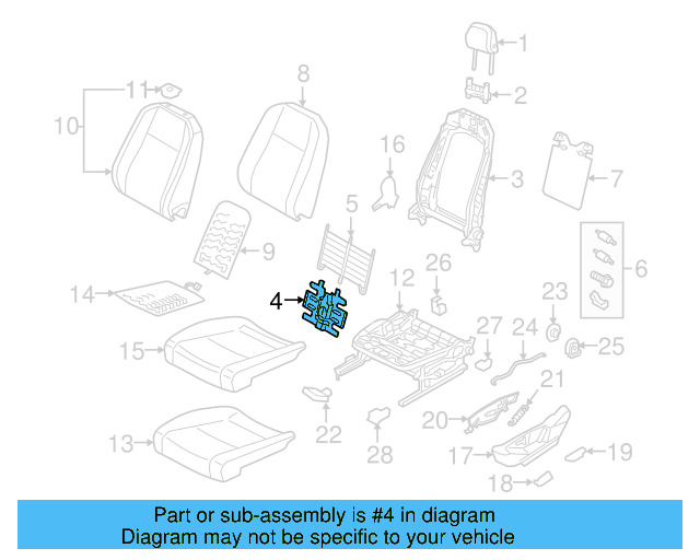 Lumbar Support 5C6-881-880 - View 18