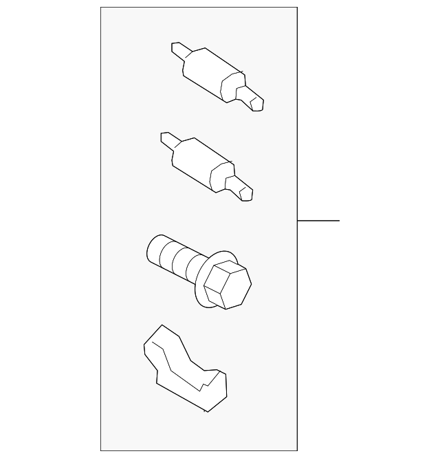 Support Spring Hardware Kit 5QN-898-955 - View 12