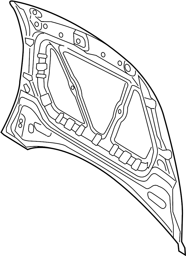Hood 5C5-823-031-A - View 4