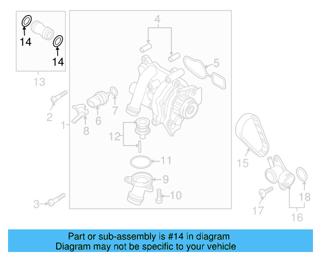 Engine Coolant Pipe O WHT-002-001 - View 6