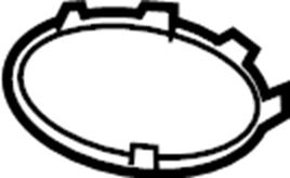 Fog Lamp Bezel 5K0-853-101-B-2ZZ - View 2