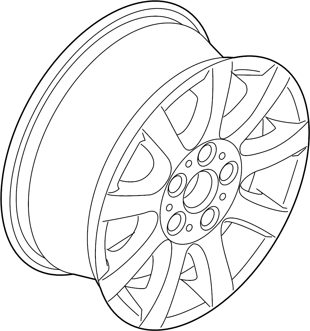 Wheel, Alloy 561-601-025-8Z8 - View 3