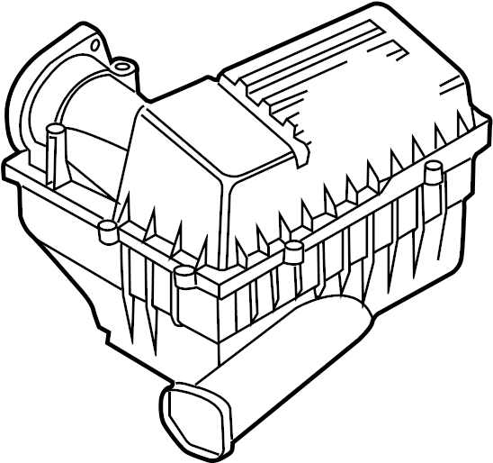 Air Cleaner Assembly 1K0-129-607-AS - View 5