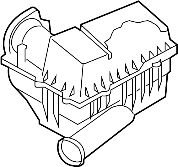 Air Cleaner Assembly 1K0-129-607-AS - View 3