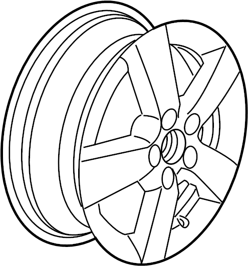 Wheel, Alloy 1T0-601-025-M-8Z8 - View 10