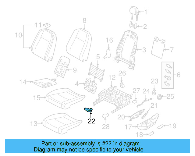 Adjust Handle 5NA-881-253-9B9 - View 13
