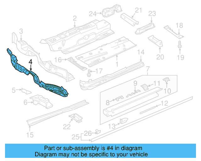 Lower Cross 3QF-803-144