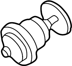 Engine Coolant Thermostat 075-121-113-D - View 2