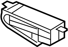 Cup Holder 1K0-862-531-A-UBN - View 4