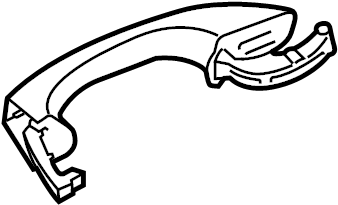 Handle, Outside 5GM-837-205-B-GRU - View 10