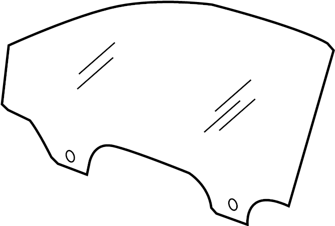 Door Glass 5G4-845-201-B - View 2