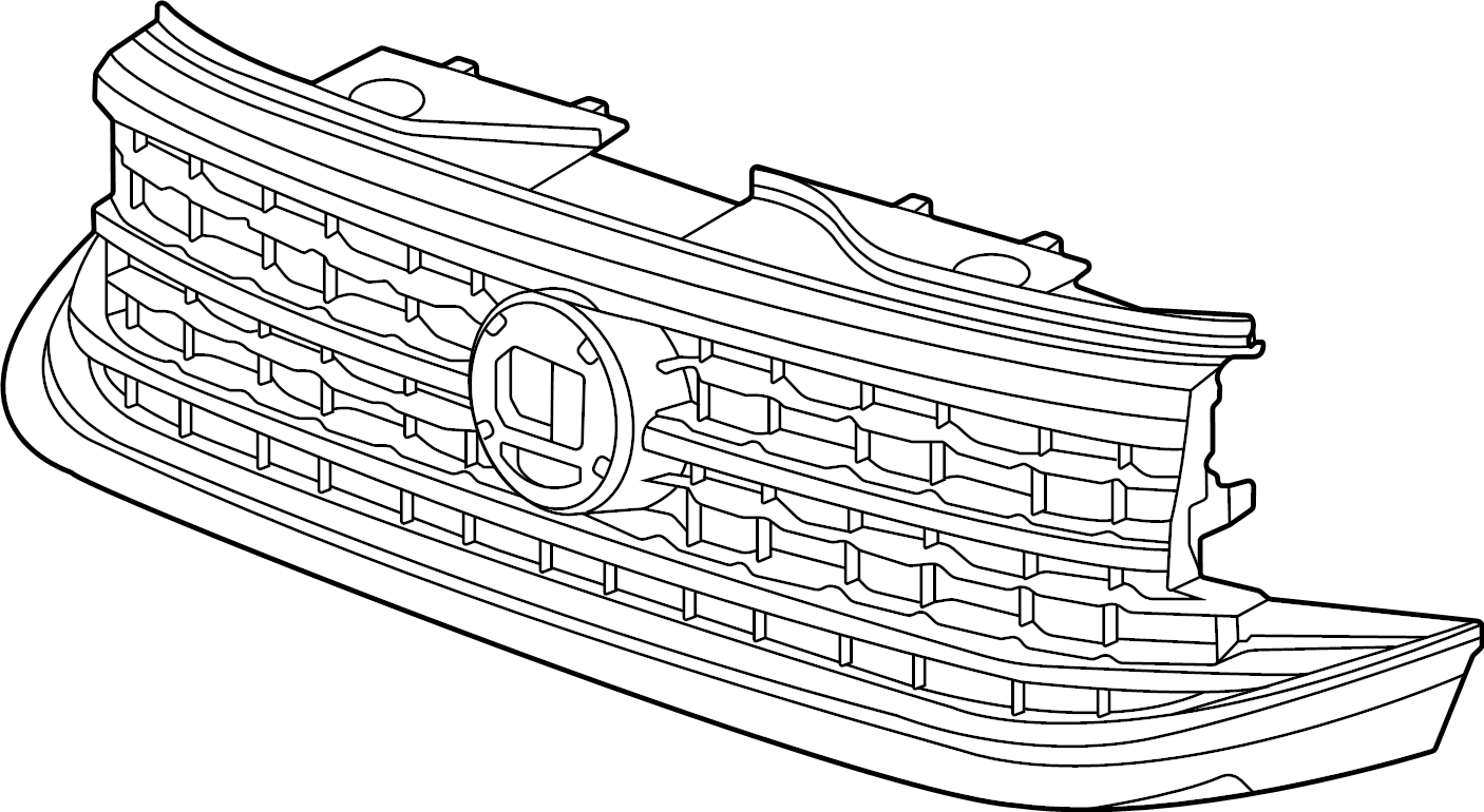 Grille Assembly 3CN-853-651-AB-LDB - View 2