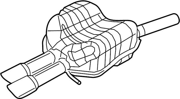 Exhaust Muffler 5C6-253-609-C