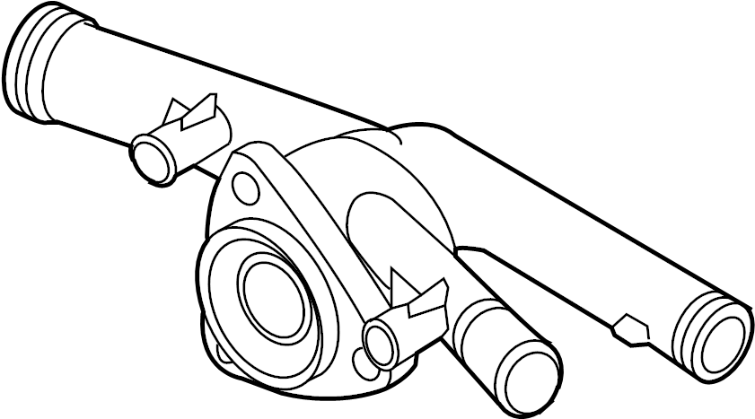 Thermostat Housing 03H-121-117-A - View 3