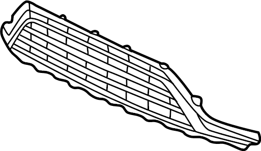 Center Grille 5G0-853-671-M-FOD