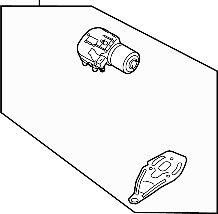 Wiper Transmission 3C8-955-023-F - View 4