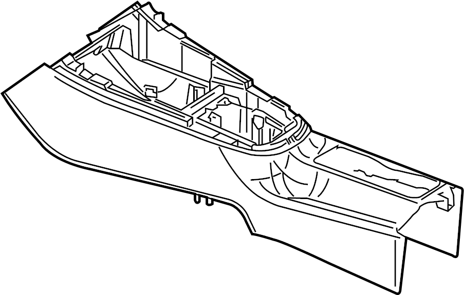 Front Console 5K0-863-243-C-82V - View 2