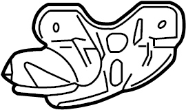 Fender Brace 5K6-821-135 - View 2