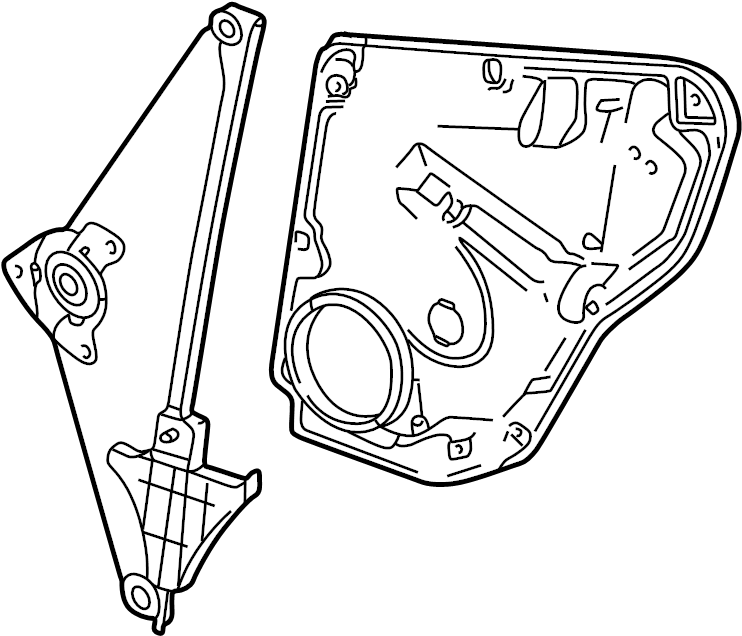 Window Regulator 3B5-839-461-A - View 3