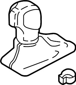 Shift Knob 3CN-713-123-B-ZEA