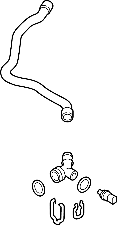 Lower Hose 5C0-122-051-A - View 3