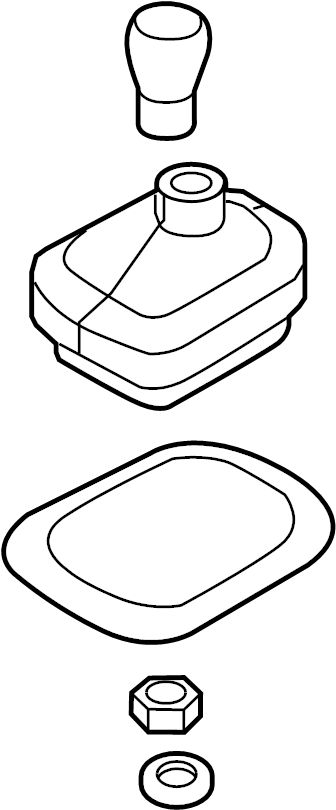 Shift Knob 5K0-711-113-N-UZC