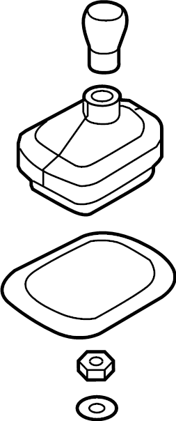 Shift Knob 5K0-711-113-N-UZC - View 3