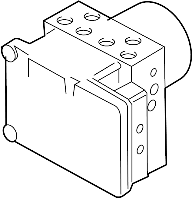 ABS Control Unit 7L0-614-517-C-BEF