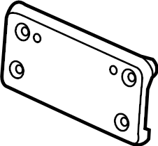 License Bracket 5GM-807-287-F-9B9